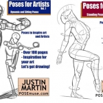 [设定画集] 人体动作姿势绘画参考书