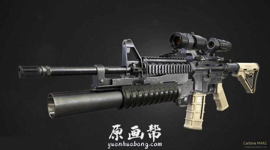 [CG设计] 硬表面枪械类 机甲类的3D模型材质效果图1103p
