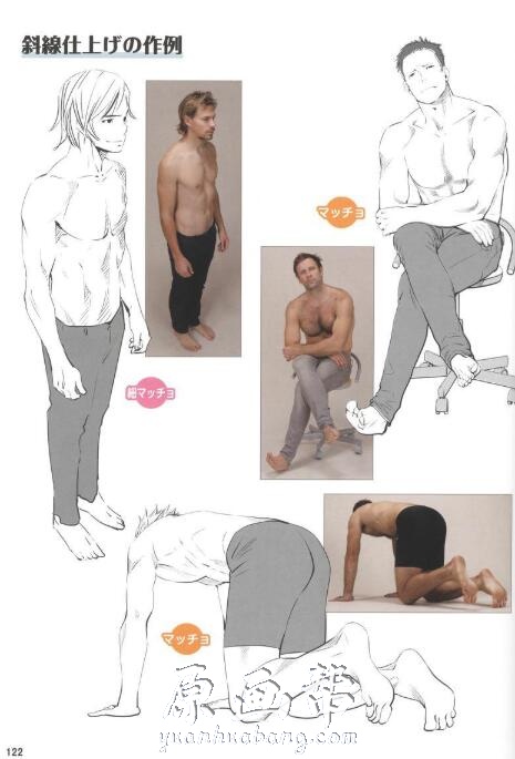 [书籍教程] 教你如何画好漫画《男性肌肉的画法》画集