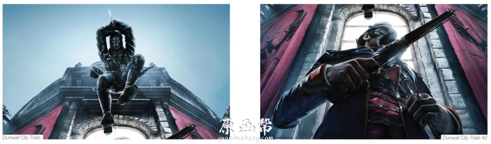 【原画资源】游戏原画角色设计必备教程！The Art Of Dishonored 原画画集作品欣赏