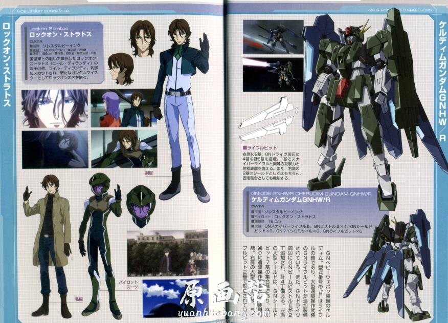 【原画素材】[机动战士高达00 GundamⅡ]动画设定集