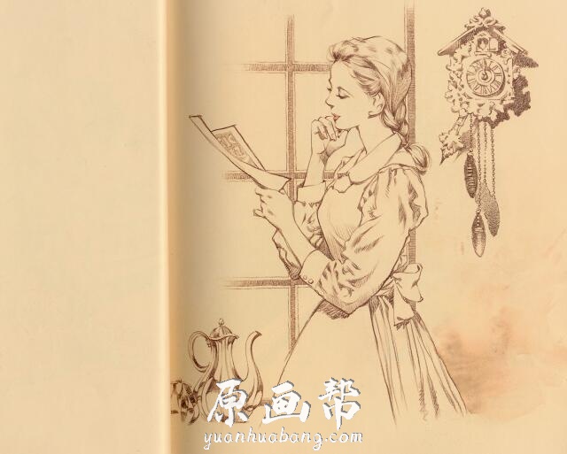 【原画素材】山田章博的Artbook世界 图片美丽非凡(含线稿）作品集