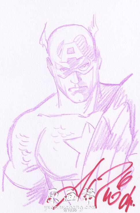 【原画素材】漫画里的超级英雄 精美个性铅笔手绘美术资源