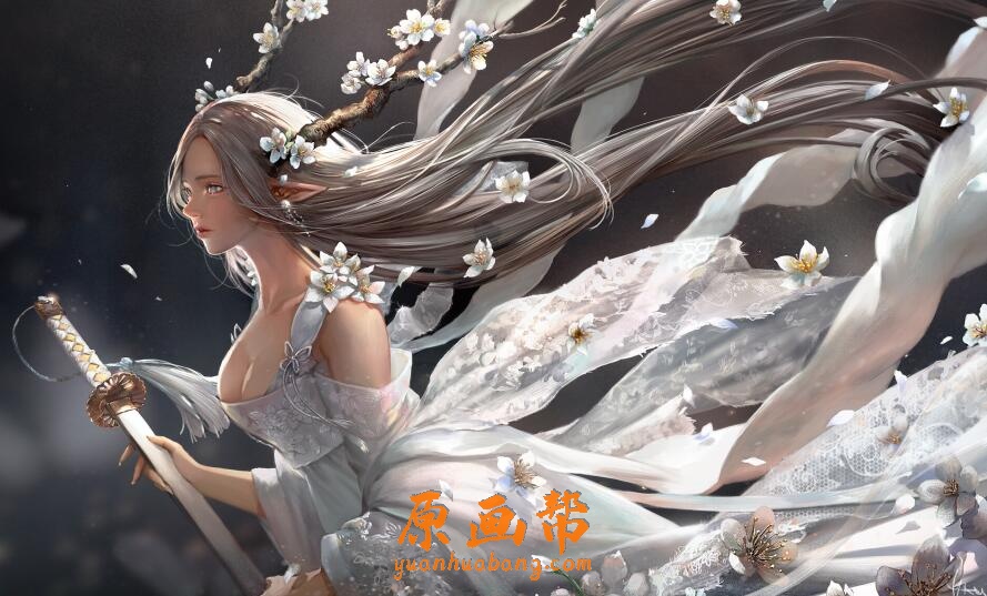 韩国画师Yeonjun Park A站柔美性感美女画集