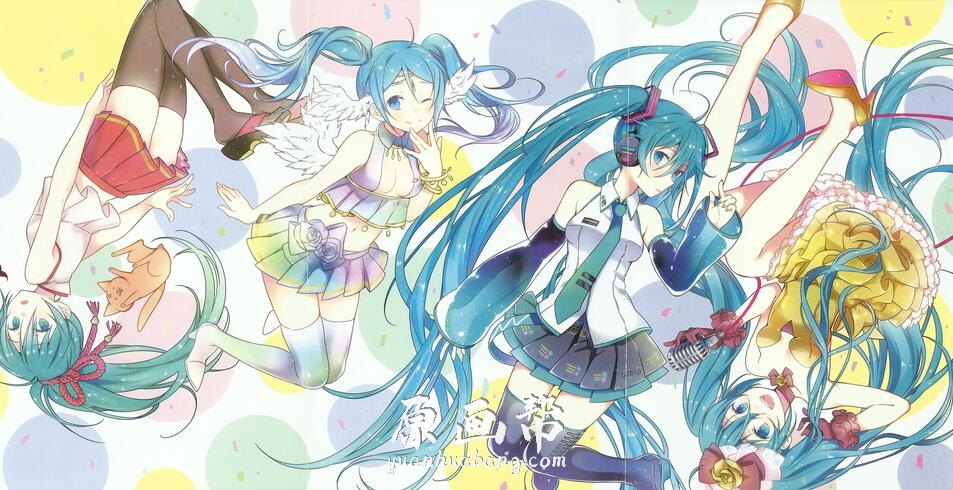 Happiness wogura artworks来自初音未来CG插画集