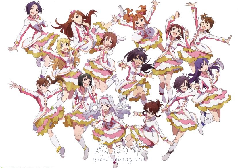 散发出多彩魅力的偶像大师THEiDOLM@STERVisualCollection人物设定原画集