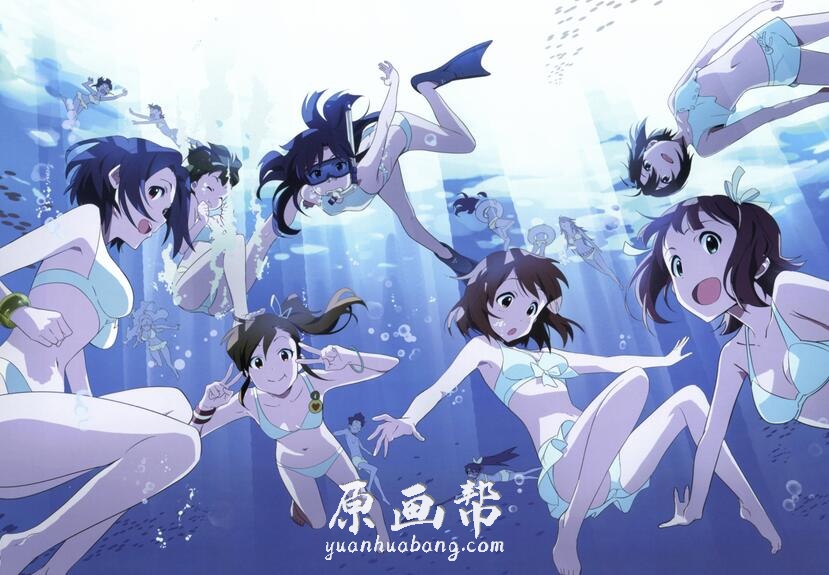 散发出多彩魅力的偶像大师THEiDOLM@STERVisualCollection人物设定原画集