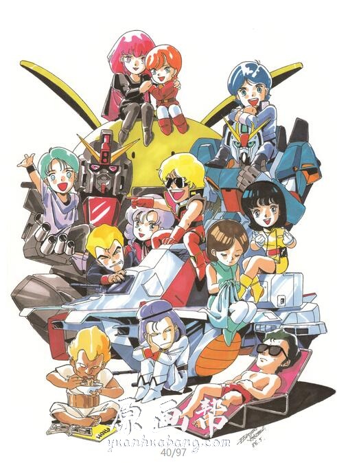 Characters of GUNDAM来自北爪宏幸 高达的角色画集