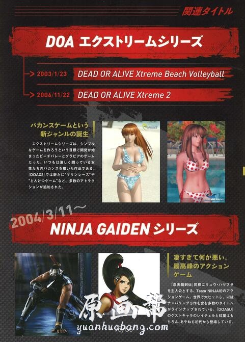 《Dead or Alive(死或生)》系列996-2015回顾画集