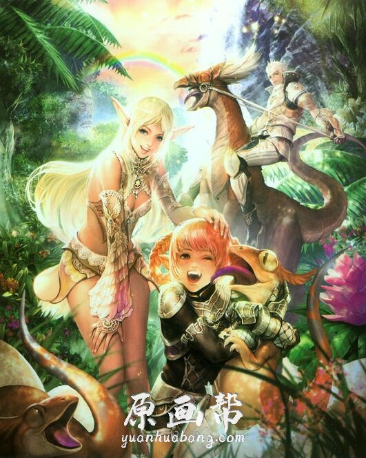 [游戏设定] 著名MMORPG《天堂2》的美术设定集