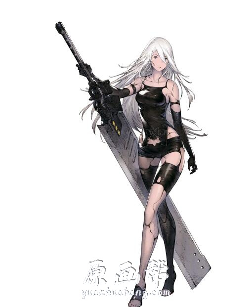 尼尔手游《NieR Reincarnation(尼尔转生)》的原画人设作品