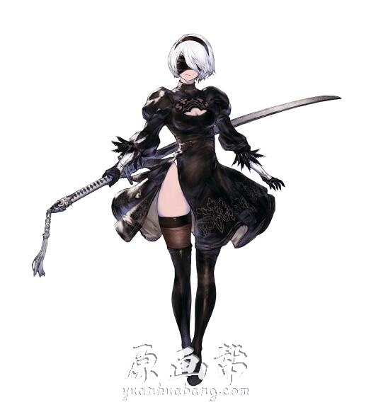 尼尔手游《NieR Reincarnation(尼尔转生)》的原画人设作品