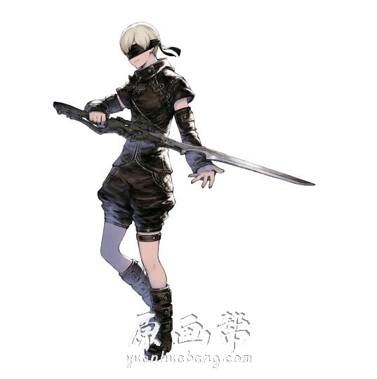 尼尔手游《NieR Reincarnation(尼尔转生)》的原画人设作品