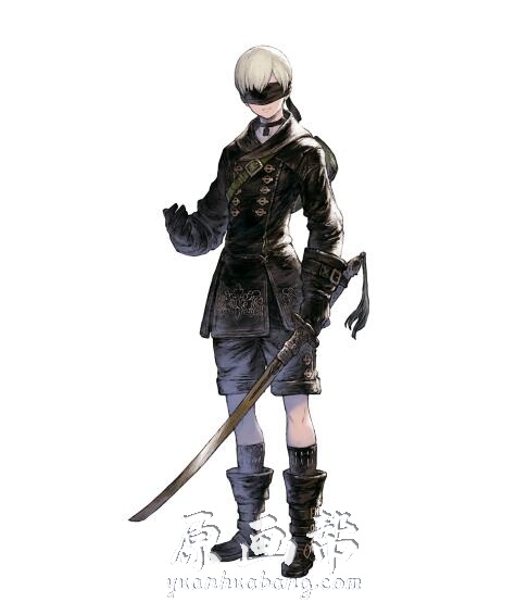 尼尔手游《NieR Reincarnation(尼尔转生)》的原画人设作品