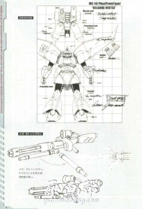 机动战士高达MSV-R来自乔尼·莱登归来的游戏设定集