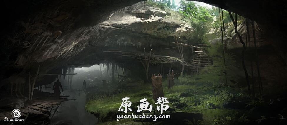 魔幻东方手绘 场景气氛图 CG游戏原画美术参考素材5085p