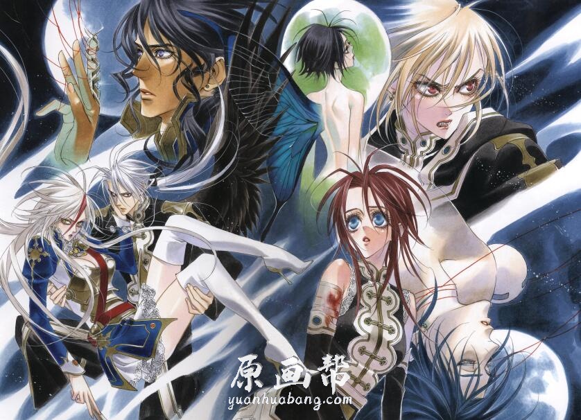 [九条清（九条キヨ)]漫画家的【圣魔之血（TRINITY BLOOD）】超豪华画集75p