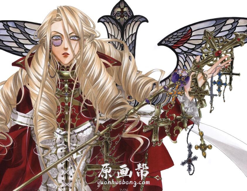 [九条清（九条キヨ)]漫画家的【圣魔之血（TRINITY BLOOD）】超豪华画集75p