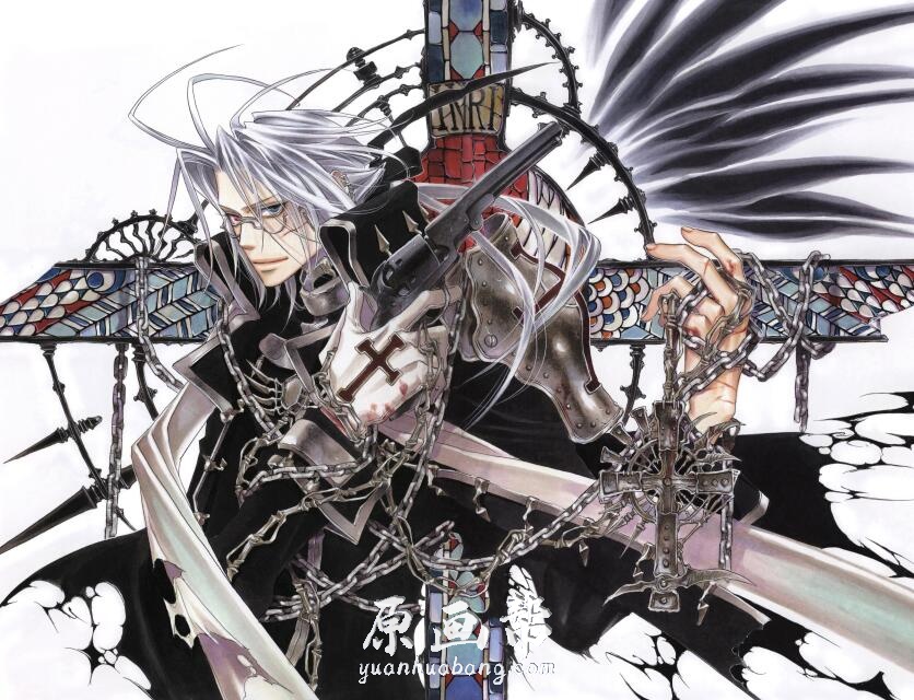 [九条清（九条キヨ)]漫画家的【圣魔之血（TRINITY BLOOD）】超豪华画集75p