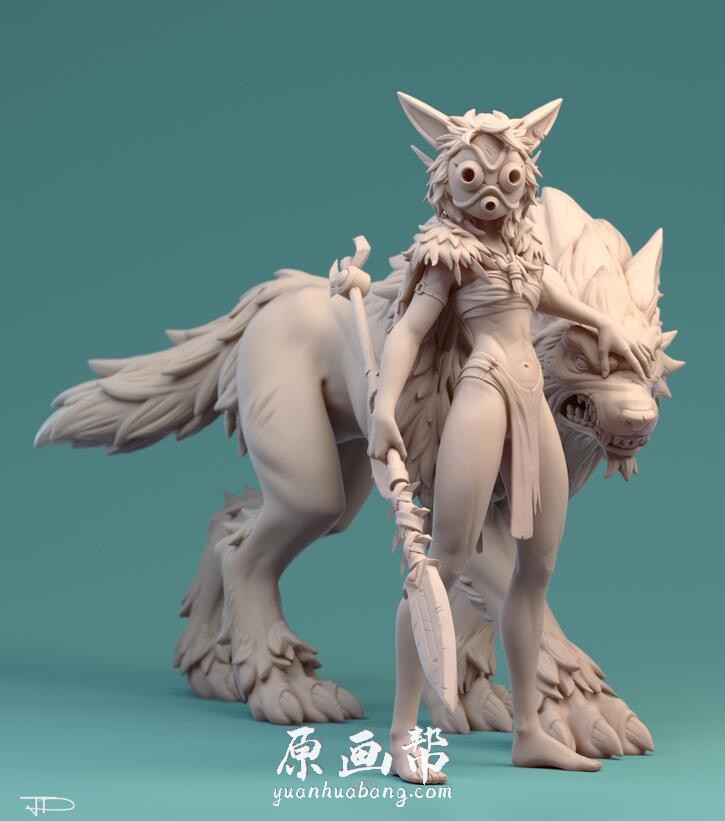 【原画素材】A站画廊0034[法国画师Julien Desroy][角色3D雕塑][jdesroy][89P-26M]