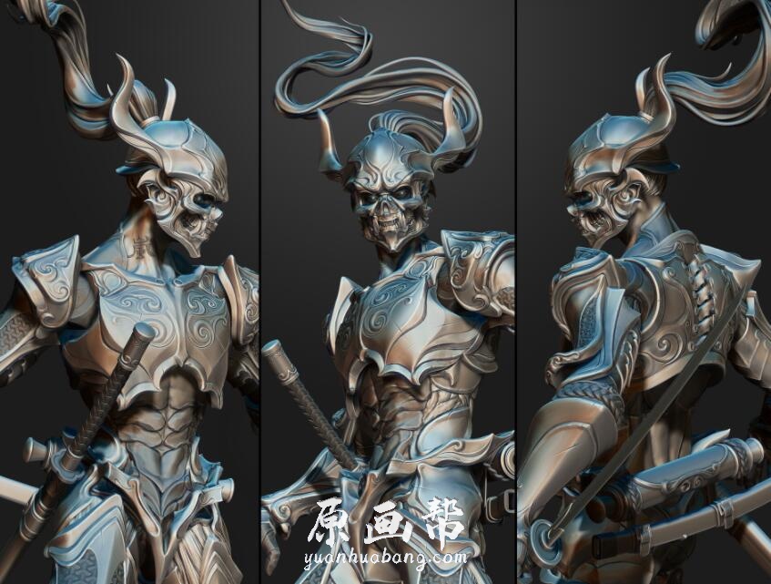 【原画素材】A站828期20P中国William LEE角色CG欣赏imwill zbrush参考素材