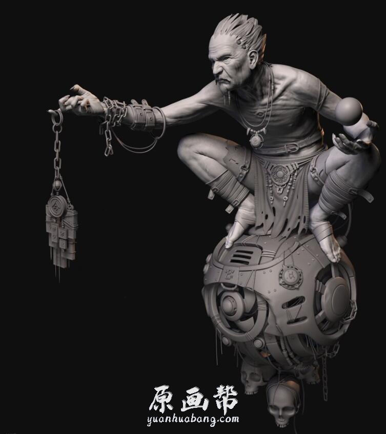 【原画素材】A站804期113P美国Gary HuangAPEX 角色CGargh zbrush作品