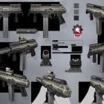 [原画设计] A站大神Kris Thaler 科幻武器设计CG作品 88P