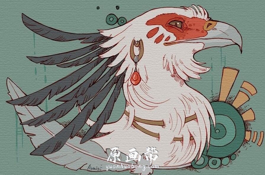 [原画设计] komiti画师 动物怪兽原画设计作品 250P