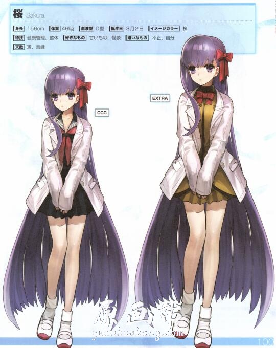 [游戏画集] Fate  EXTRA material 游戏官方原画设定画集