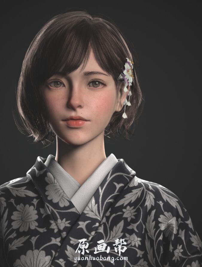 【原画素材】artstation 745期 44P 韩国 gyu bin yun 写实角色3DCG欣赏 gbin