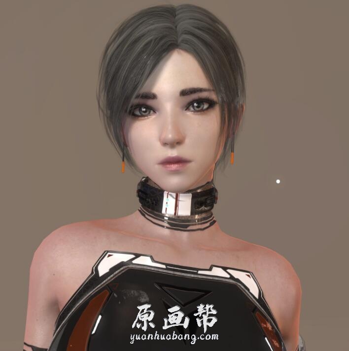 【原画素材】artstation 741期 49P 韩国Hyuk Lee Bspine 韩风美女角色 3DCG欣赏 bspine