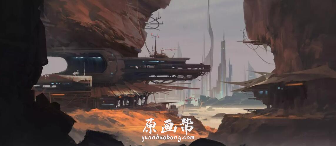 【原画素材】artstation 732期 29P 中国 基伟 柳 场景原画 jiwei