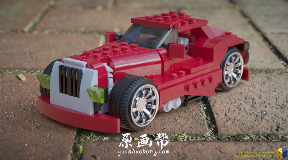 【原画资源】A站画廊0070-Renderbricks®【乐高风 车 飞船 机器人建筑】【184P-55M】