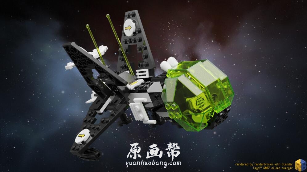 【原画资源】A站画廊0070-Renderbricks®【乐高风 车 飞船 机器人建筑】【184P-55M】