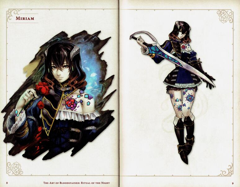 [游戏设定] Bloodstained【血污夜之仪式】游戏设定集86p