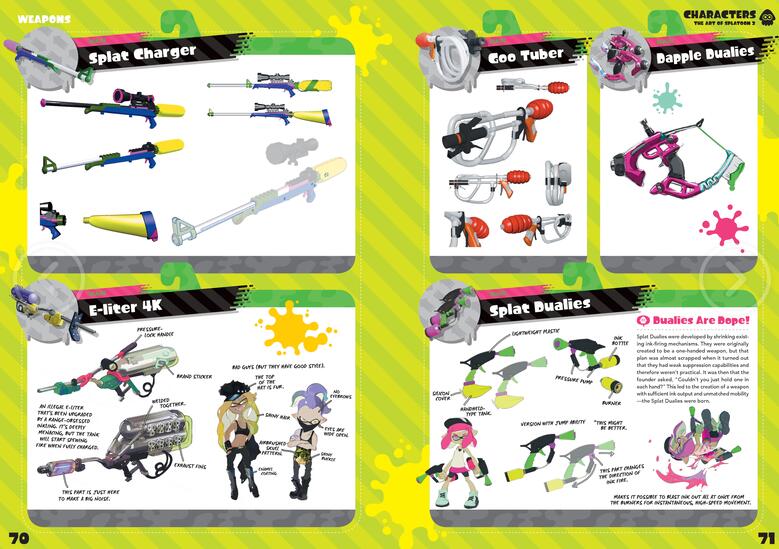 [游戏设定] 游戏【Splatoon】任天堂油墨色彩风格设定集230p