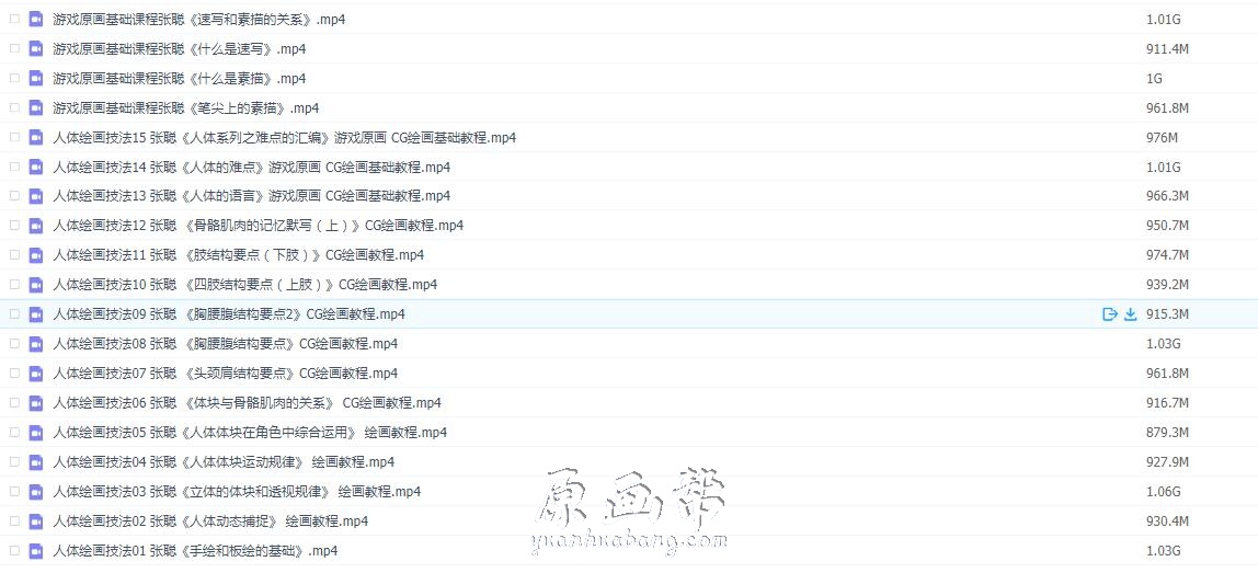 [美术基础] 【人体知识基础篇】18G名动漫人体原画教程