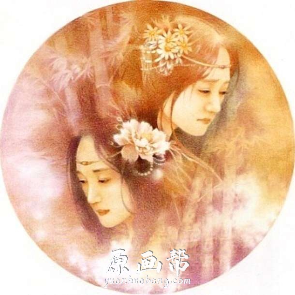 [原画素材]-传统绘画 古代早期【花雕绘卷】德珍女性作品插画画集88p