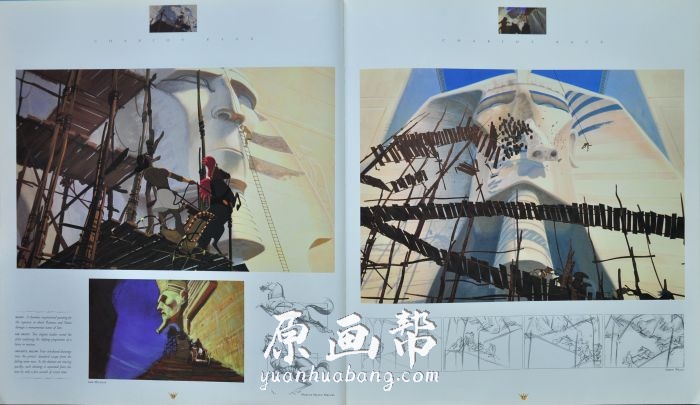 [原画素材]-动画设定 【埃及王子】高清动画原画人物场景设定资料画集资源98P