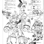 [原画素材]-动画设定 【超时空要塞】Macross Plus资料画集100P 武器飞船设计