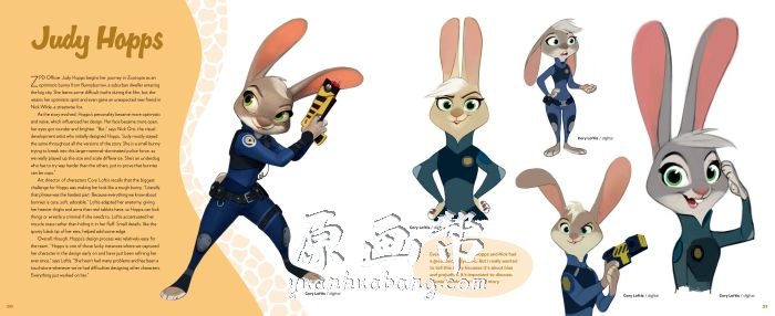 [动画设定] 【疯狂动物城(Zootopia) 3D】动画设定画集84P