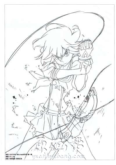 [动画设定] 第二集【Kill La Kill（斩服少女）】今石洋之与吉成曜动画原画集325P