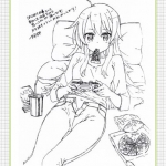 [原画线稿] 【New Game】动画角色资料插画设定集89P（含大量线稿）