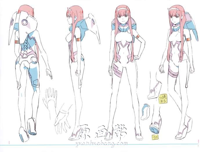 [原画线稿] 【Darling in the Franxx】分镜动画线稿80P