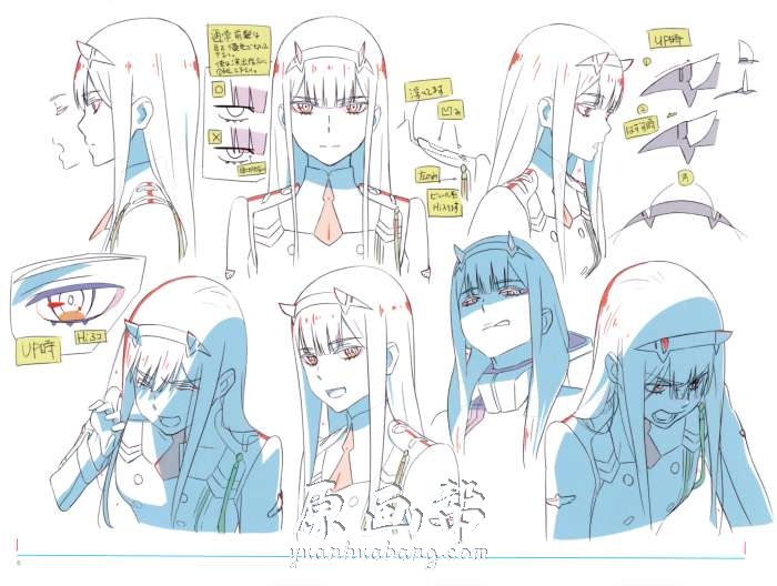 [原画线稿] 【Darling in the Franxx】分镜动画线稿80P