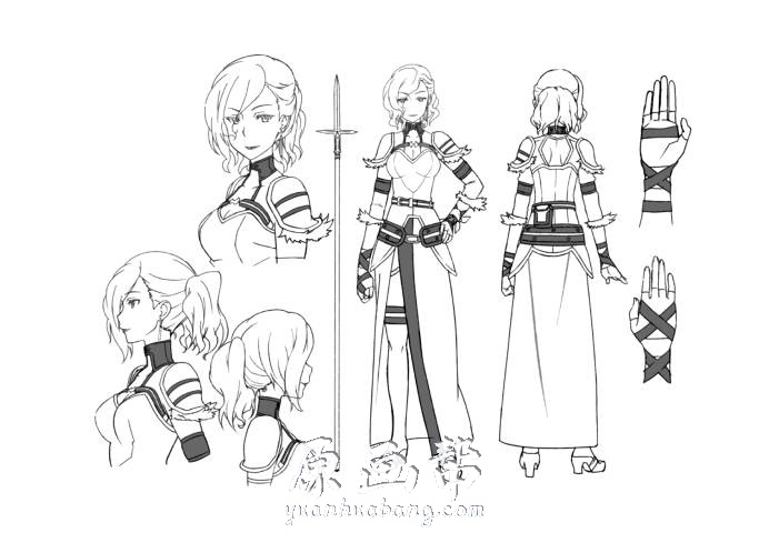 原画帮 黑白线稿 刀剑神域第一季 动画资料线稿集yuanhuabang 原画素材角色设计三视图 原画帮 原画帮 黑白线稿 刀剑神域第一季 动画资料线稿集yuanhuabang 原画素材角色设计三视图 原画帮