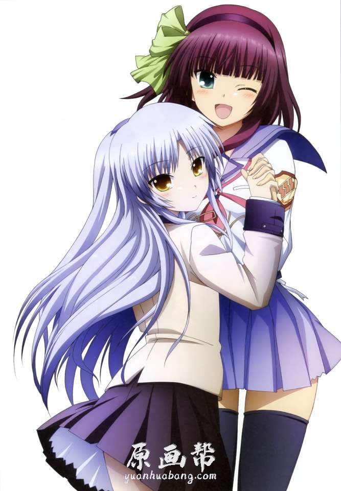 [精美壁纸] 《Angel Beats!》（エンジェルビーツ）动画高清壁纸抱枕图25P_免费原画素材