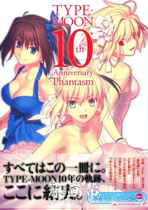 [日韩画风] 10周年【月姬】TYPE‐MOON 10th Anniversary Phantasm精美画集410p_原画素材