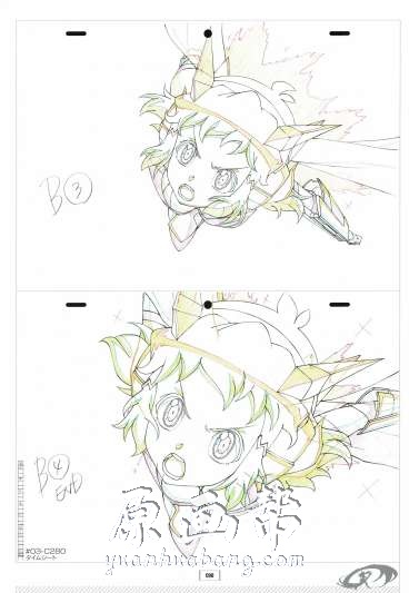 [黑白线稿] 【战姬绝唱SYMPHOGEAR AXZ】动画线稿原画集131P_原画素材