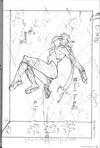 [黑白线稿] 【魔力女管家1】GAINAX名作 动画草图、分镜线稿205p_原画素材